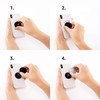 WHITE MARBLE PHONE GRIP PINK LETTER C INITIAL - C