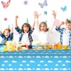 Cloud Party Table Decoration, Children's Blue Cloud Theme Tablecloth,Suitable for