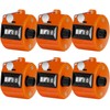 6 Pack Hand Tally Counter 4 Digit Mechanical Palm Click