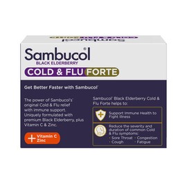 Sambucol Black Elderberry Cold & Flu Forte 24 Capsules
