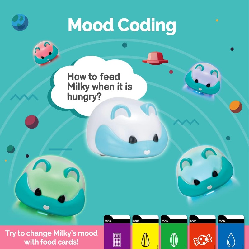 Coding Pet Milky for 6 Ages and Up, 40+ Pieces,