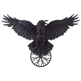 Restyle Helm of Awe Raven Gothic Barrette Hair Clip - Black