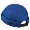 Croogo Denim Docker Hat Brimless Beanie Hat Retro Worker Skull