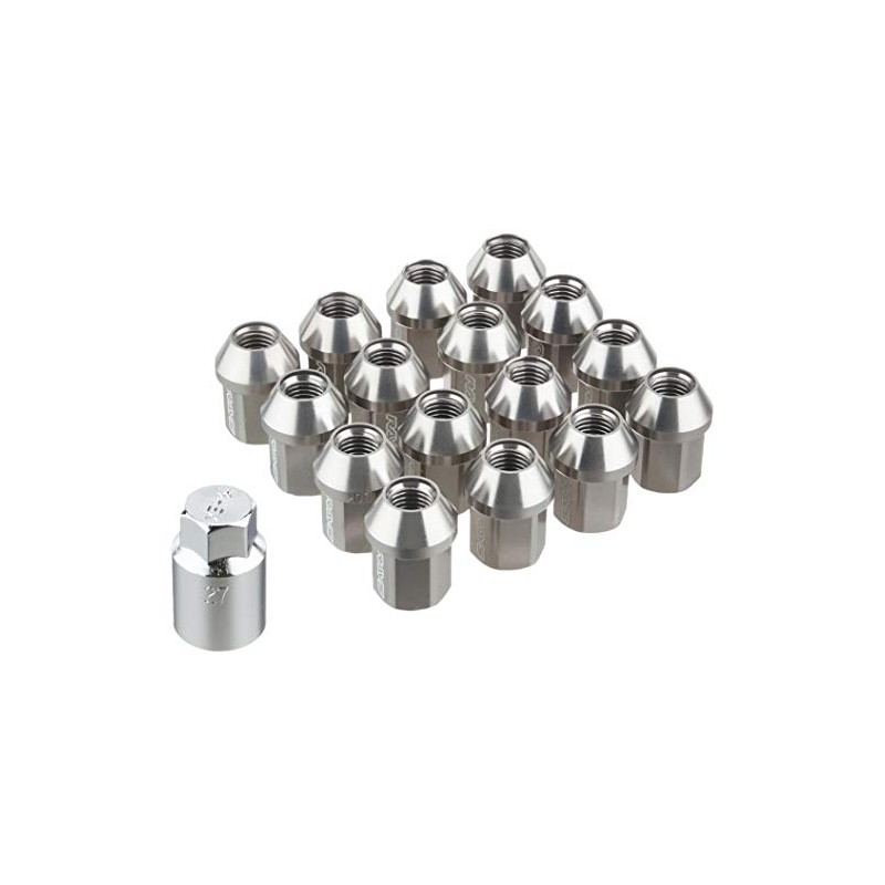 RAYS 74020001114GM Duralumin Lock & Nut Set L32 4H M12X1.5