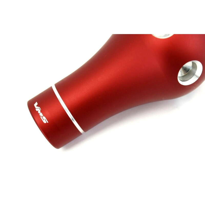 VMS RACING SHORT SHIFTER + TEAR DROP SHIFT KNOB RED