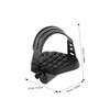 KICHOUSE 2pcs Lightweight Exercise Bike Pedals Straps Replacement Platform Pedals