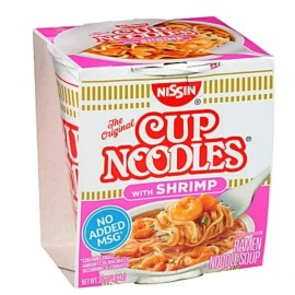 Nissin Cup Noodle Shrimp 2.25 oz (Pack of 6)