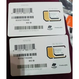 Boost Mobile LOT OF 2 SIM CARD --5G ( BOOST MOBILE )