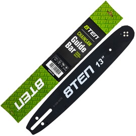 8TEN 13 Inch Chainsaw Guide Bar .058 .325 56DL Chain for Husqvarna 460 455 Poulan Jonsered Homelite Dolmar Makita Laminated
