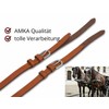 AMKA Single Spanner Lead Leather 19 mm Light Brown