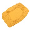 Fitted Crib Sheet Full Cotton Crinkle Fabric Soft Breathable Comfortable