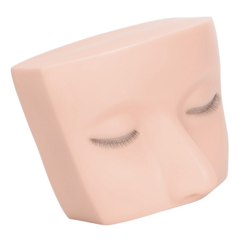 Lash Mannequin Head Elastic Realistic 3 Layer Lashes Eyelash Mannequin