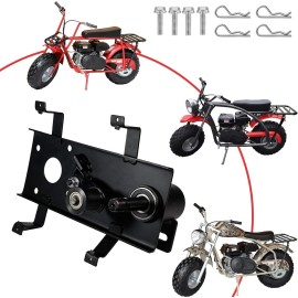 JMCHstore Mini bike Jackshaft Assembly Kit w/Chain Tensioner for Coleman CT200U BT200X