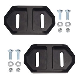 Haiouus AKS2400D Skid Shoes W/Hardware for EGO Power+ 24 inch 2-Stage Snow Blower SNT2400/SNT2405, (Pair) Black