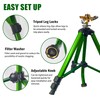 LIULO TOOL Impact Sprinkler on Tripod Base, Tripod Sprinklers with