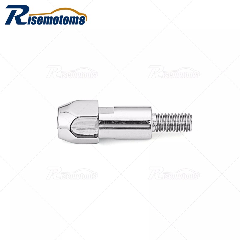 Risemotom8 Chrome Rear Turn Signal Light Relocation Mount Kit For