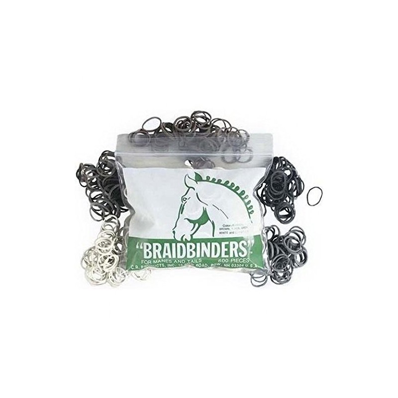 Bands Plastic Brown Economical Way Mane Horses 600 Count_AB
