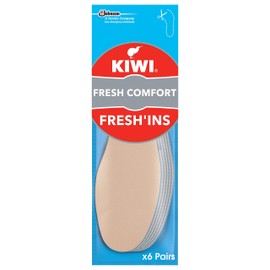 Kiwi Fresh Comfort, Fresh'Ins Insoles, 12 Insoles, Pack of 6
