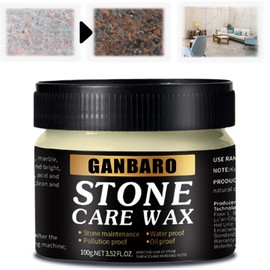 Granite Cleaner and Stone Polish Care Wax 3.5 oz Restores Shine and Nourishes Stone Surfaces - Suitable for Granite Countertops and Quartz - Floor Wax for Long-lasting Brilliance 100 g