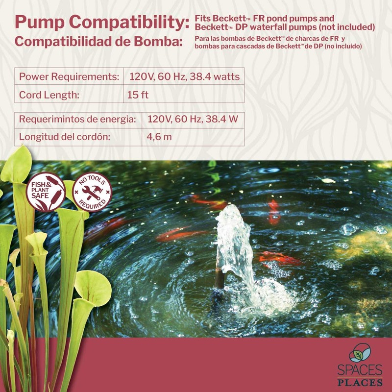 Spaces Places Bio Filter Without Pump, Black