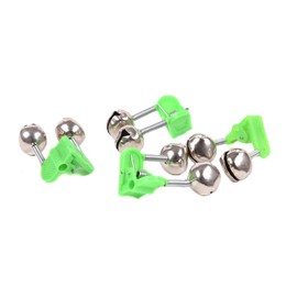 50Pcs 4.5cm Outdoor Twin Bells Ring Fishing Rod Clamp Bite Lure Alarm GTRH