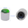 Unxuey 3PCS Sliver Guitar Control Knobs Volume Tone Control Knobs