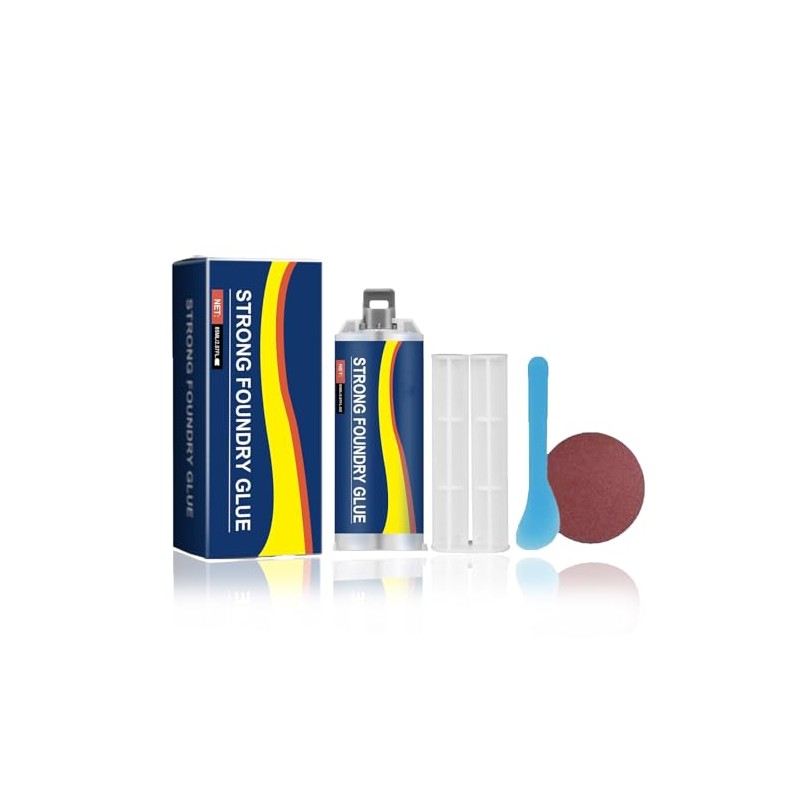 2pcs Strong Foundry Glue for Metal, Metal Repair Glue,Heavy Duty,