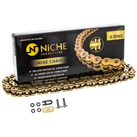 NICHE Drive Sprocket Chain Combo for Kawasaki KX80 Front 13 Rear 49 Tooth 420VM-X X-Ring 118 Links