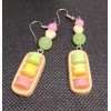 Pastel Macaroon Dangle Earrings