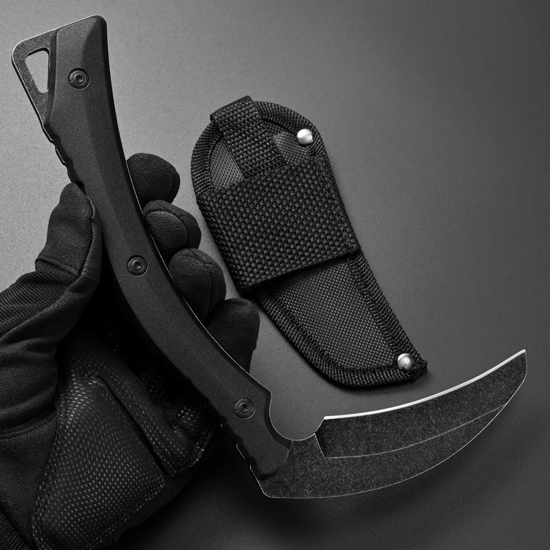 Ccanku C1398 Camping Axes Billhook Sickle Machete Knife Brush Clearing
