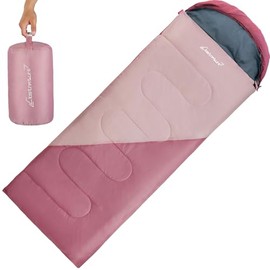 Clostnature Sleeping Bag for Adults and Kids - Lightweight Camping Sleeping Bag for Girls, Boys, Youths, Ultralight Backpacking Sleeping Bag for Cold 