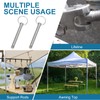 sourcing map Quick Release Pin, Dia 5/16"(8mm) Usable Length 2.28"(58mm)
