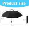 Umbrella with UPFf50+ Dual use of rain and light,Compact Umbrella