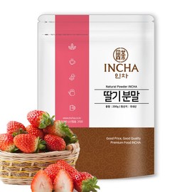 국내산 동결건조 딸기 분말 가루 200g 딸기파우더 Domestic Freeze-Dried Strawberry Powder 200g Strawberry Powder