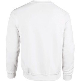 TICTEX Unisex Sweatshirt by Gildan | Heavy Blend Crew Neck Sweatshirt for Men and Women | Work Wear without Hood in Many Colours | Basic Sweatshirt with Crew Neck | Size S M L XL XXL 4XL 5XL, White