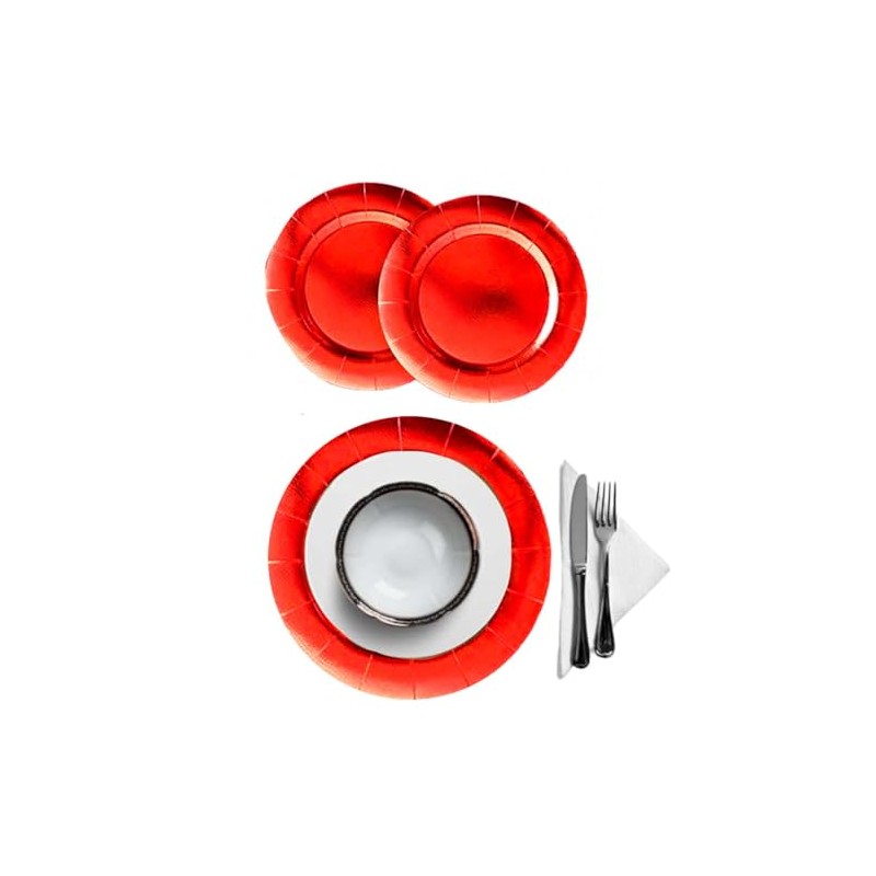 Fatigati Paper Plates - Pack of 2 - Large Round