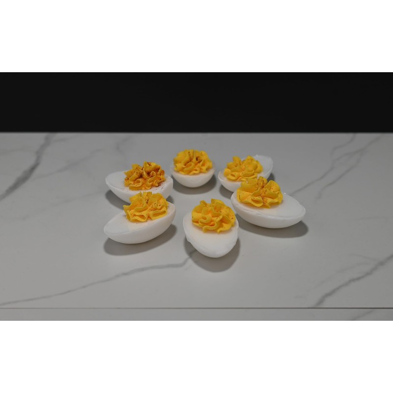 Just Dough It Fake Deviled Eggs - Realistic Craftsmanship -