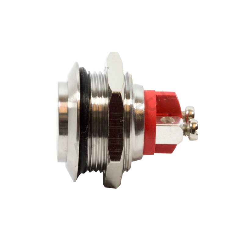 Alpinetech 19mm 3/4" Momentary NC Stainless Steel Metal Push Button