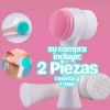 Mafab Duo Cepillo Limpieza Facial Doble Cara Manual Exfoliante F