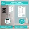 Decorably Meal Planner Pad with Shopping List Minimalist - 52