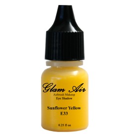 Glam Air Airbrush E33 Sunflower Yellow Eye Shadow Water-based Makeup 0.25oz