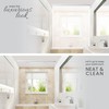 Jakooz Rollup Shower Curtain for Bathroom. Waterproof, 100% PEVA, Heavy