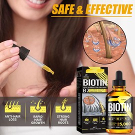 Haarwuchsöl mit Rizinusöl & Vitamin E, 2er-Pack, Hair Growth Serum, Natürliches Haarwuchsmittel für Volumen & Haarstärke, Fördert Haarwachstum, Repariert Spliss, Stärkt Haarwurzeln