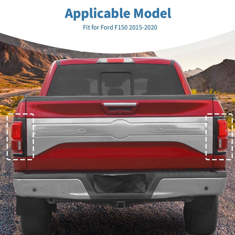 PDKLIN for F150 Rear Tail Light Trim Bezel Cover Kit
