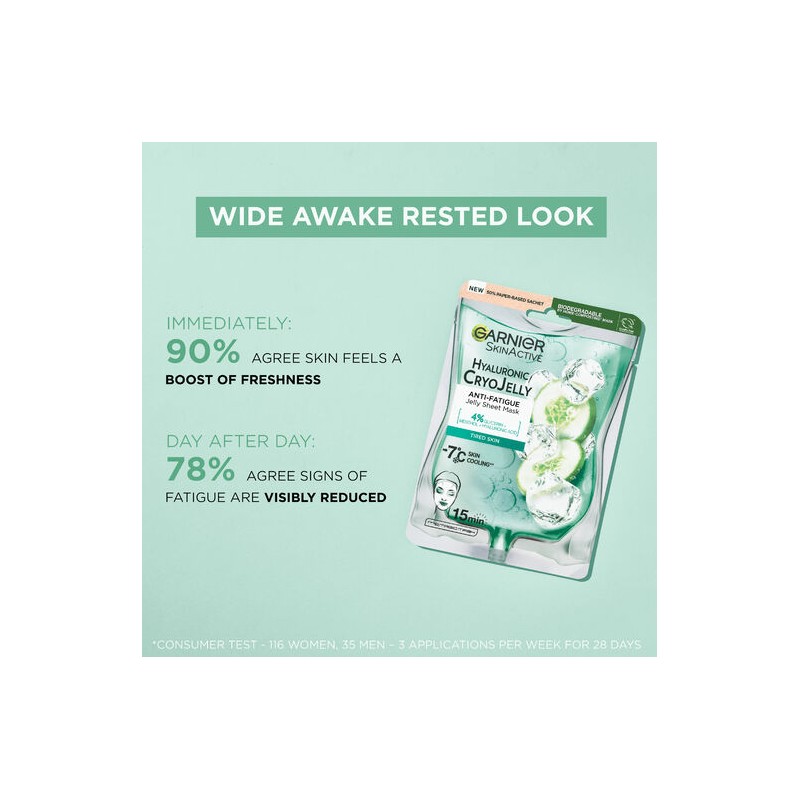 Garnier Hyaluronic CryoJelly Anti-fatigue Face Mask