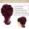 Faringoto Curly Wavy Messy Synthetic Chignon Messy Bun Hair Piece