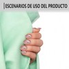 Juego De 24 Piezas Uñas Press On Cortas, Uñas Postizas