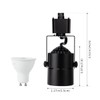 mirrea Bulb Replaceable LED Track Lighting Heads for Black H