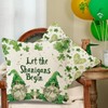 Mtruil St. Patrick’s Day Pillow Cover 4 Pcs Lucky Clover