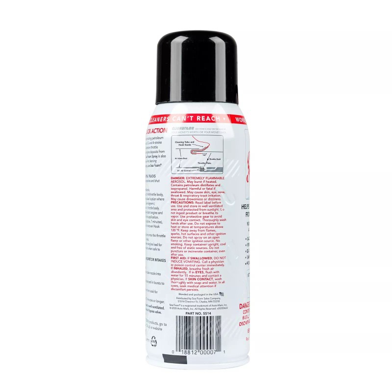 Sea Foam Spray Intake Valve and Upper Engine Cleaner SS14